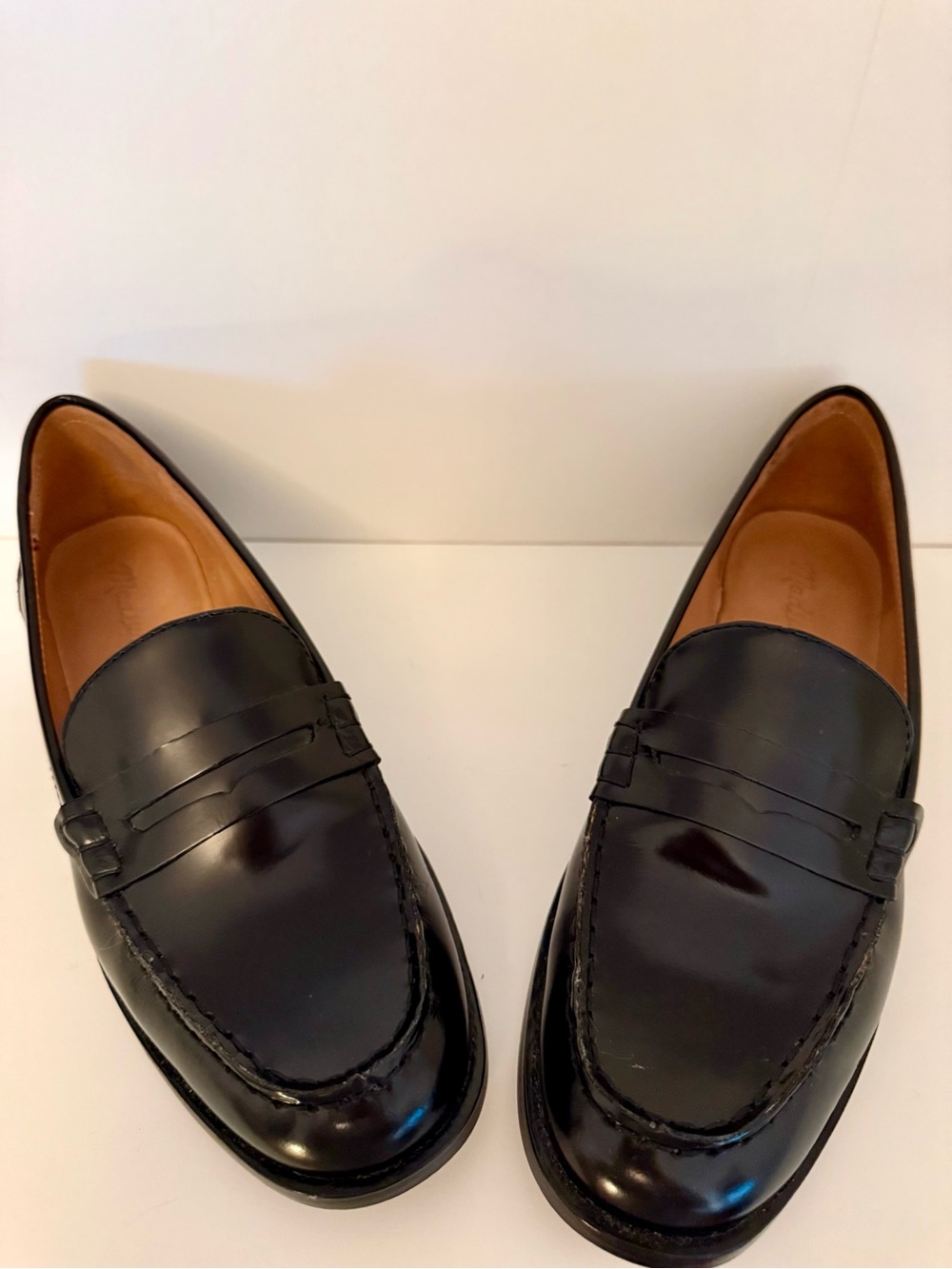 Madewell The NYE Penny Loafer - 7H - True Black - Picture 5 of 10